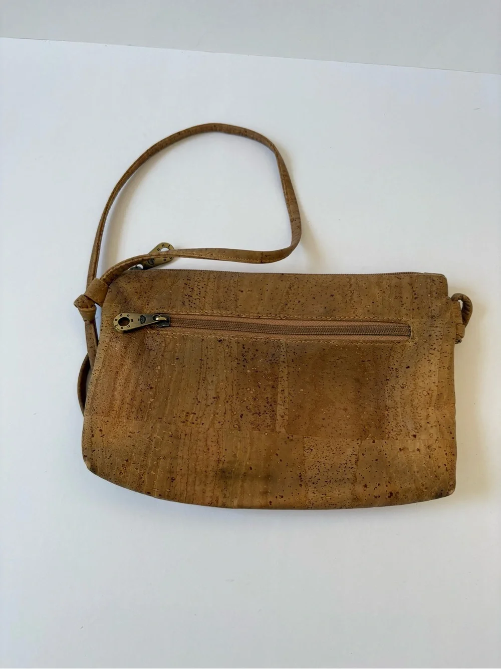 Montado Ethical Vegan Cork Leather Handmade Crossbody Bag Purse Career Academia